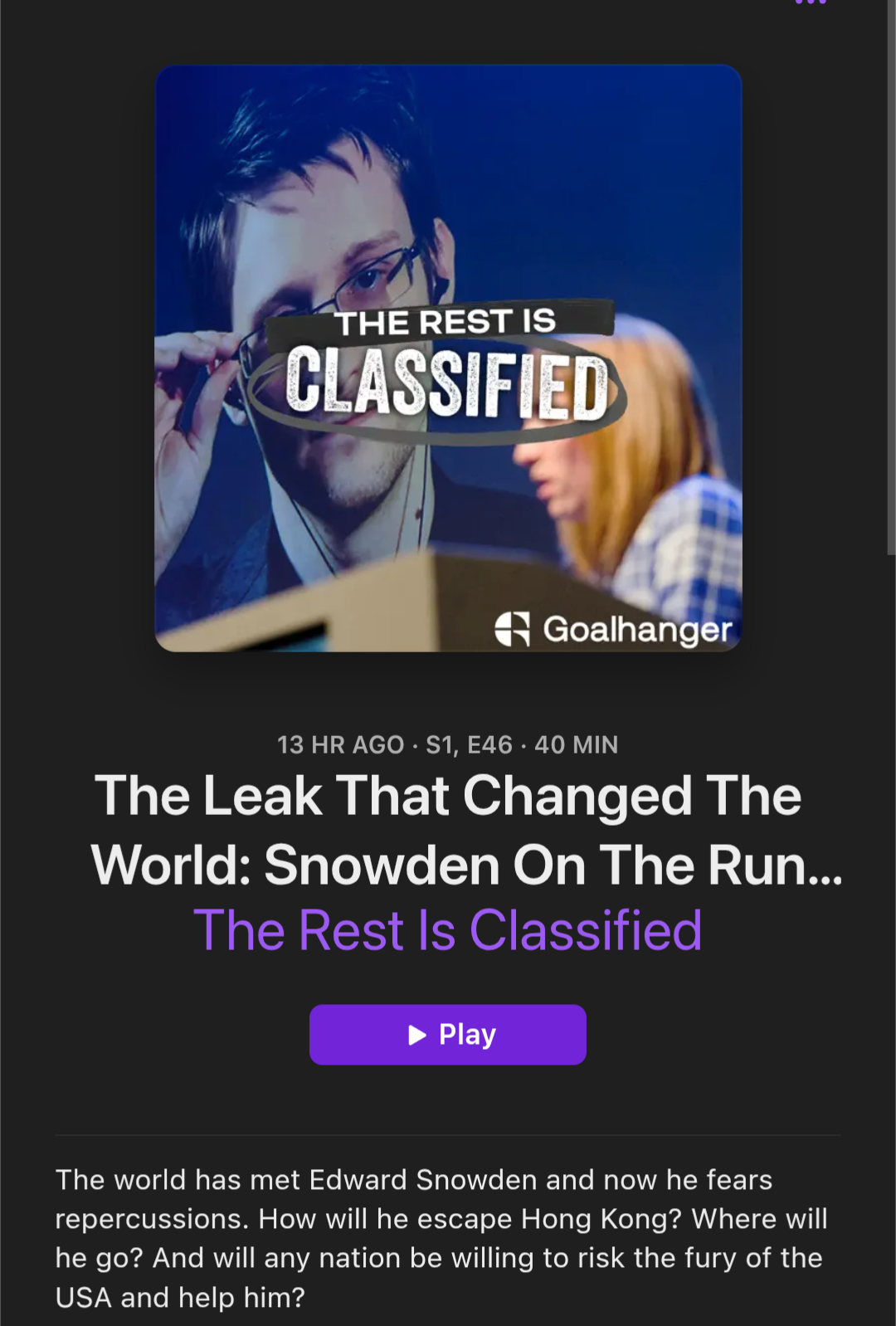 Lol that @triclassified podcast has used a banner picture of @runasand in the 4th episode Re: @snowden, which so far has focused on personalities rather than impact, and…
