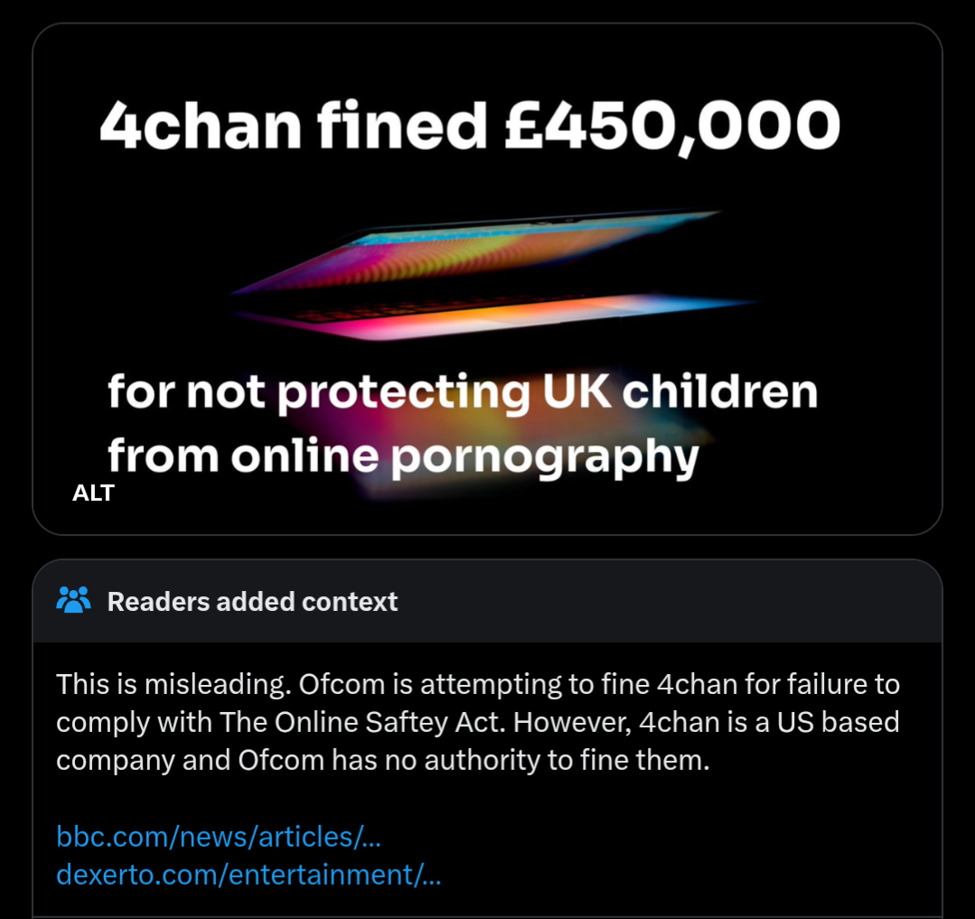 Ofcom accused of posting misinformation