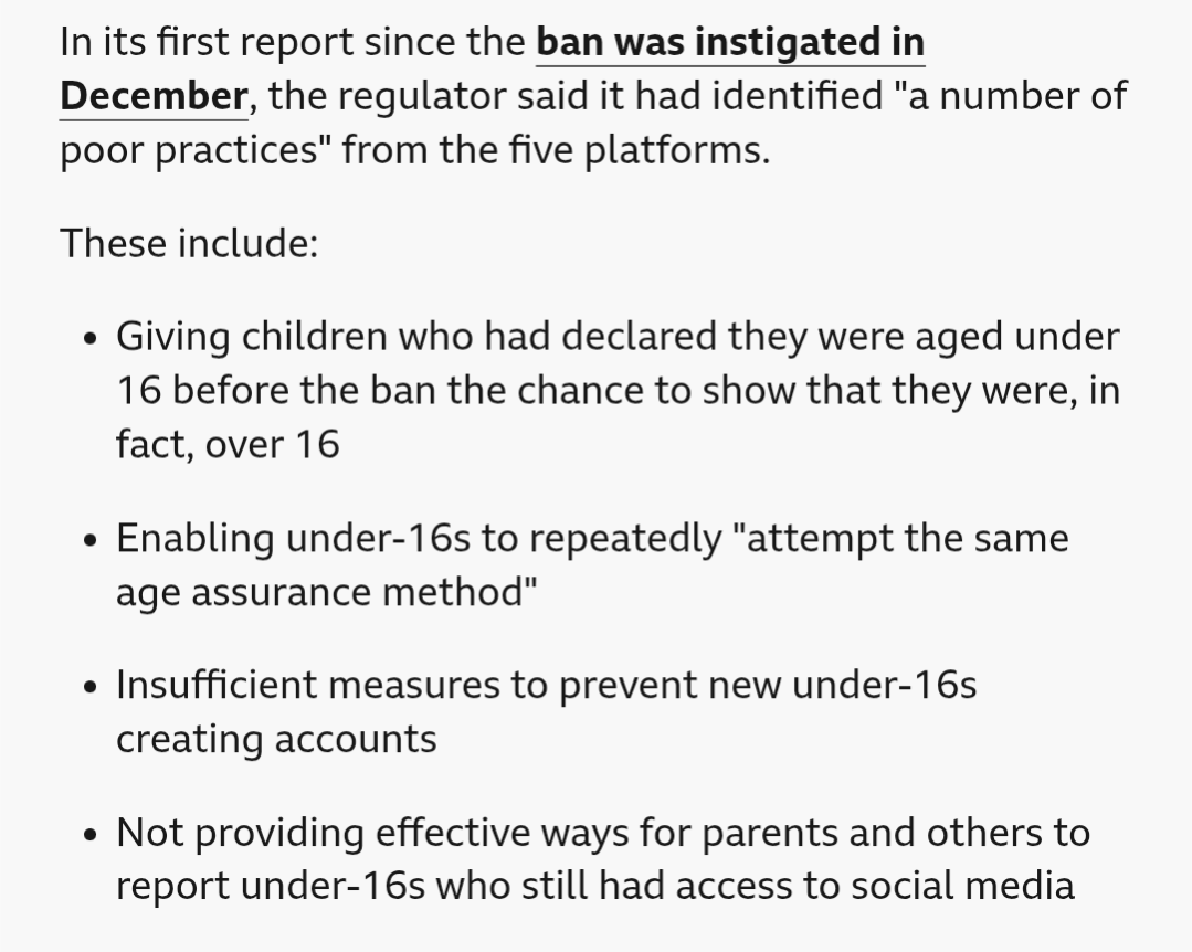 Australian eSafety: “It is a ‘dark pattern’ to permit people to 1/ amend mistakes 2/ be in control of information about themselves 3/ be obliged to validate abuse reports”